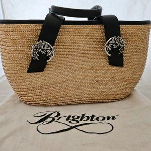 Brighton Basket Weave straw handbag bag purse